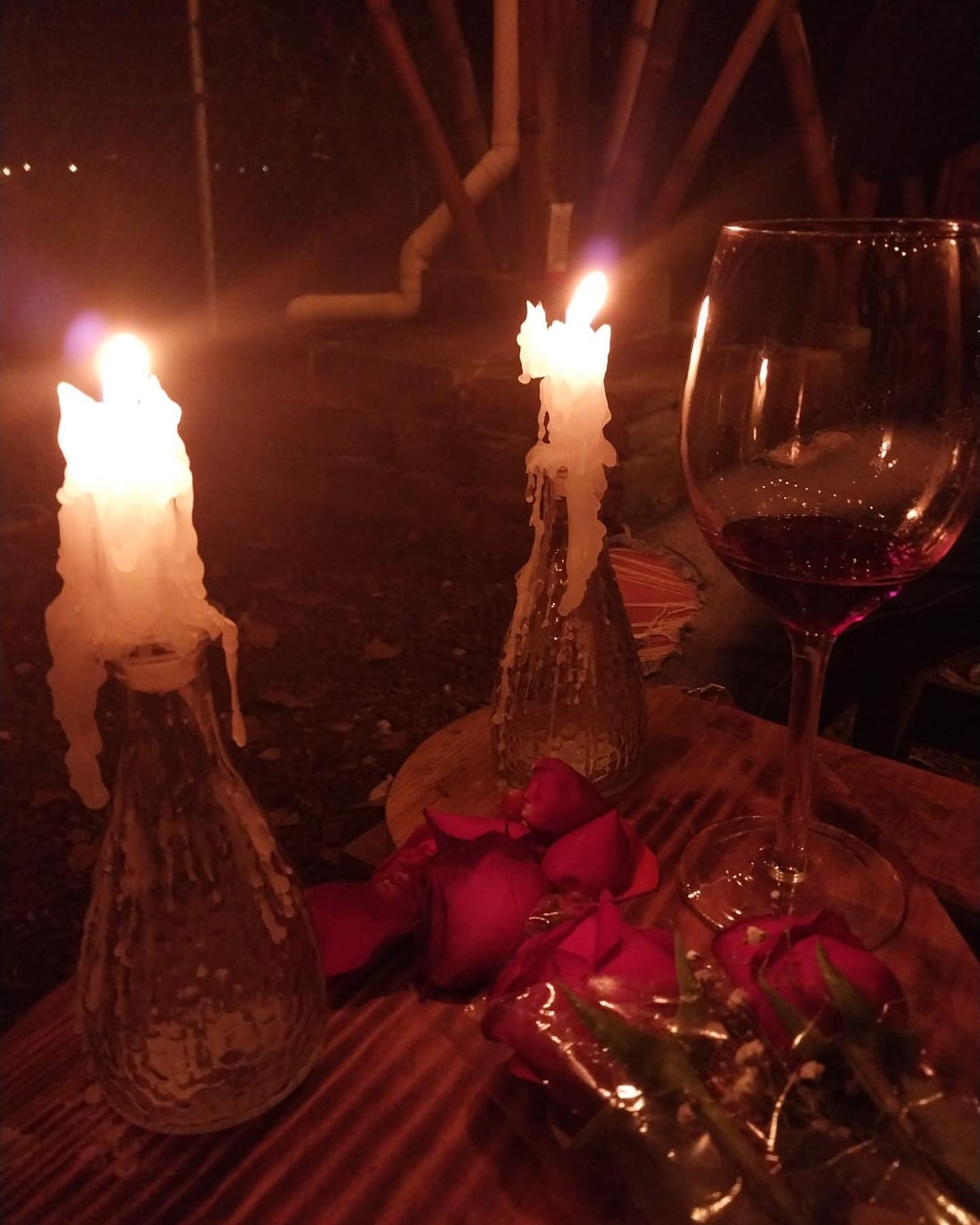 Interior con decoración romántica